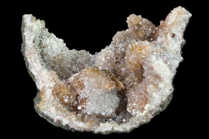 Quartz Crystal Geode Section - Morocco #136928